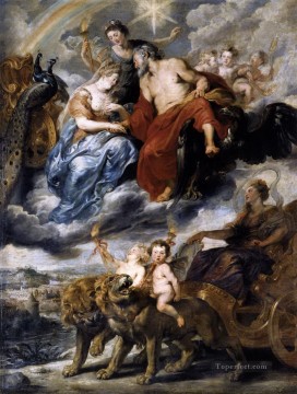 リヨンでの国王とマリー・ド・メディシスの会談 1600年11月9日 1625年 ピーター・パウル・ルーベンス Oil Paintings